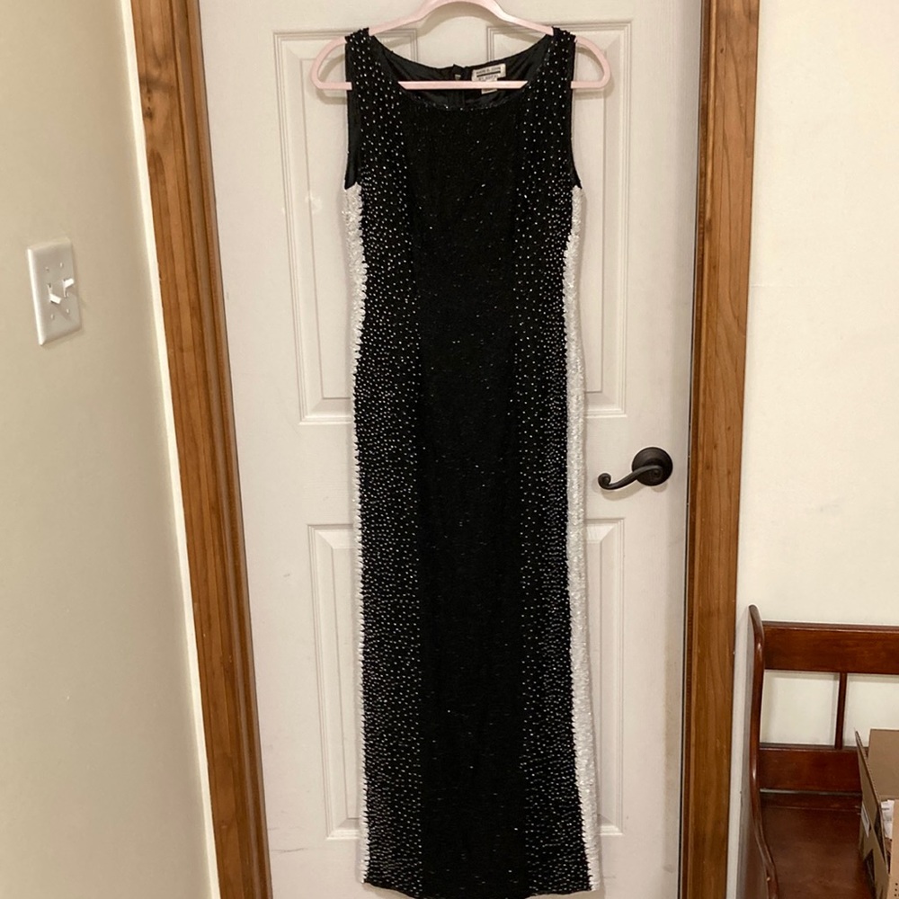 Mark & John beaded silk gown
